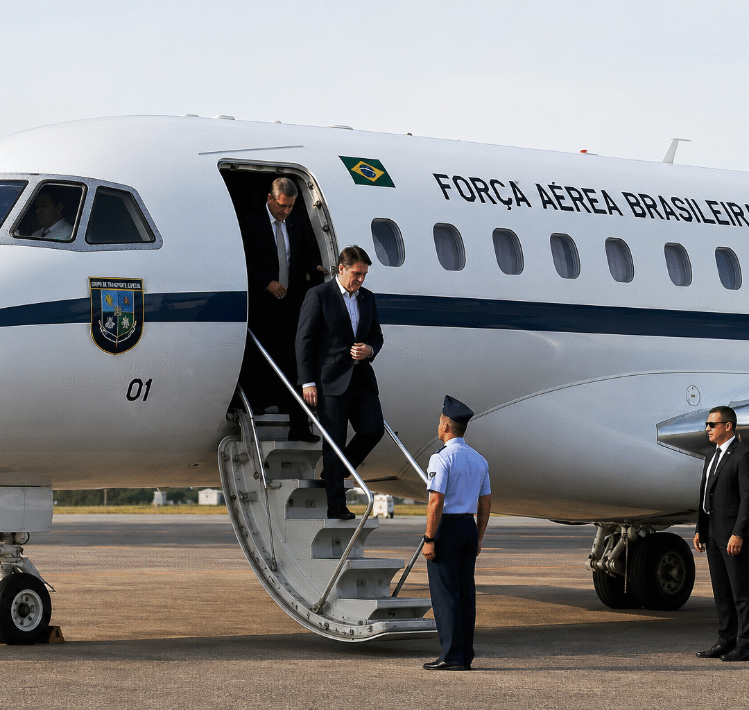 Investigação sobre uso de jatos da FAB por Hugo Motta ganha novo capítulo; MP quer apuração de viagens para a Paraíba