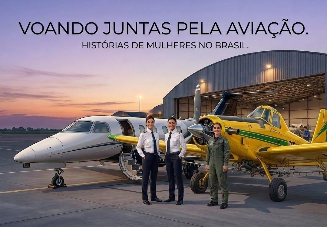 Apenas 235 mulheres pilotam nas três maiores aéreas do Brasil, mas elas estão cada vez mais presentes em outros céus da aviação
