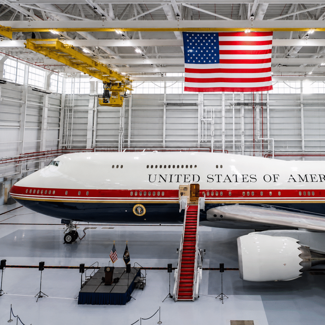 Novo Air Force One doado pelo Catar entra em serviço nos EUA_Imagem USAF