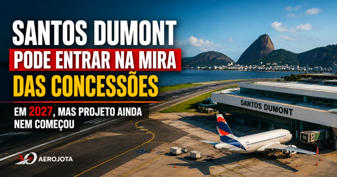 ANAC poderá fazer concessão para o Santos Dumont em 2027_Imagem ilustrativa