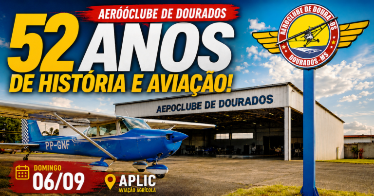 Aeroclube de Dourados MS comemora 52 anos de história_Imagem Divulgação 1