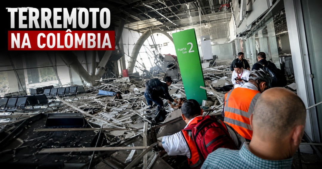 Aeroportos danificados após terremto na Colombia_Imagem Ilustrativa 2