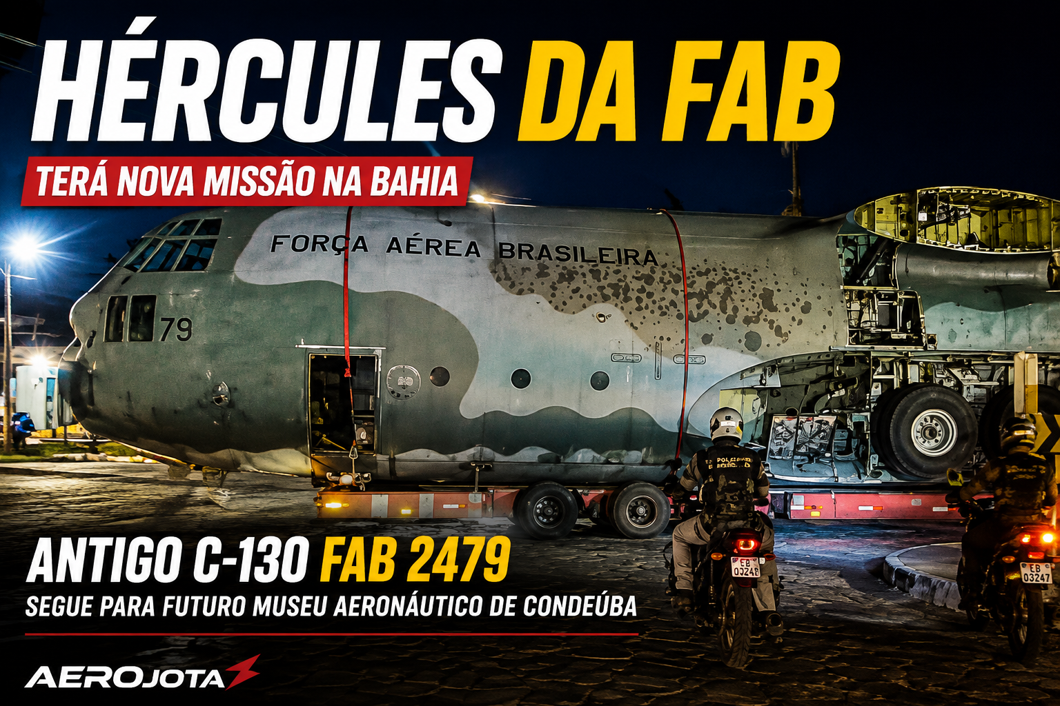 C-130 da FAB irá virar museu na Bahia_Imagem Ilustrativa 1