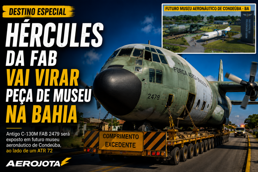 C-130 da FAB irá virar museu na Bahia_Imagem Ilustrativa
