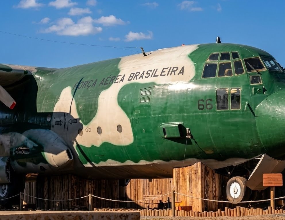C 130H Hercules FAB 2466 ira virar uma loja de chocolate em Gramado Imagem divulgacao 1