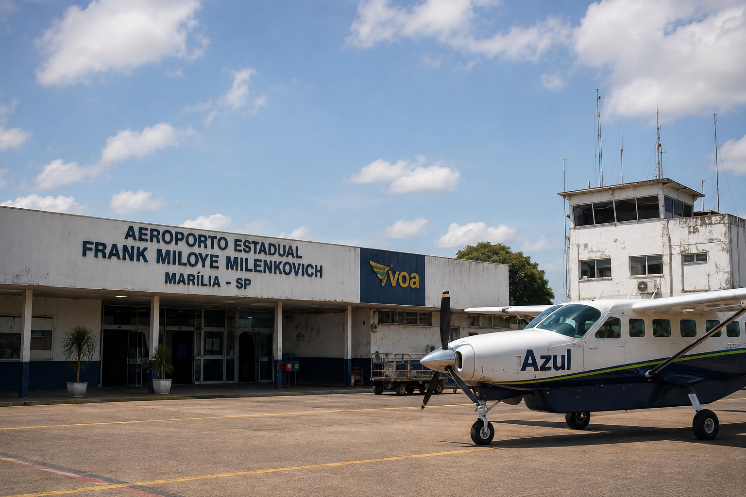 Cessna 208 Caravan da Azul no Aeroporto de Marília_Imagem Ilustrativa 1