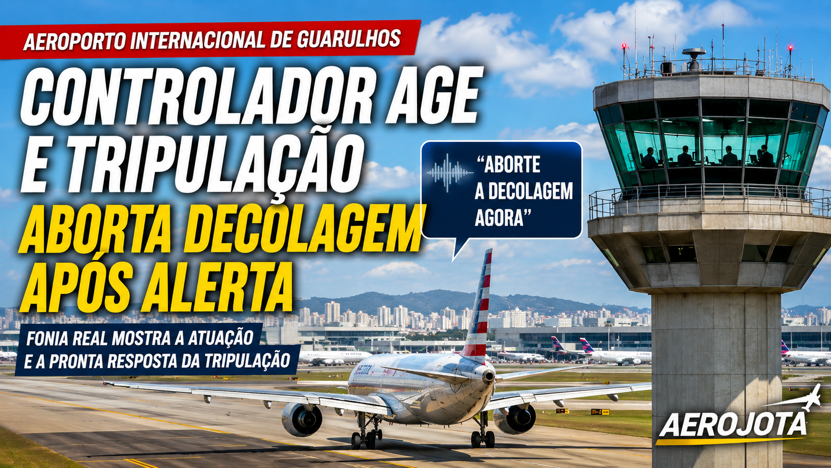 Decolagem abortada no Aeroporto de Guarulhos_Imagem Ilustrativa