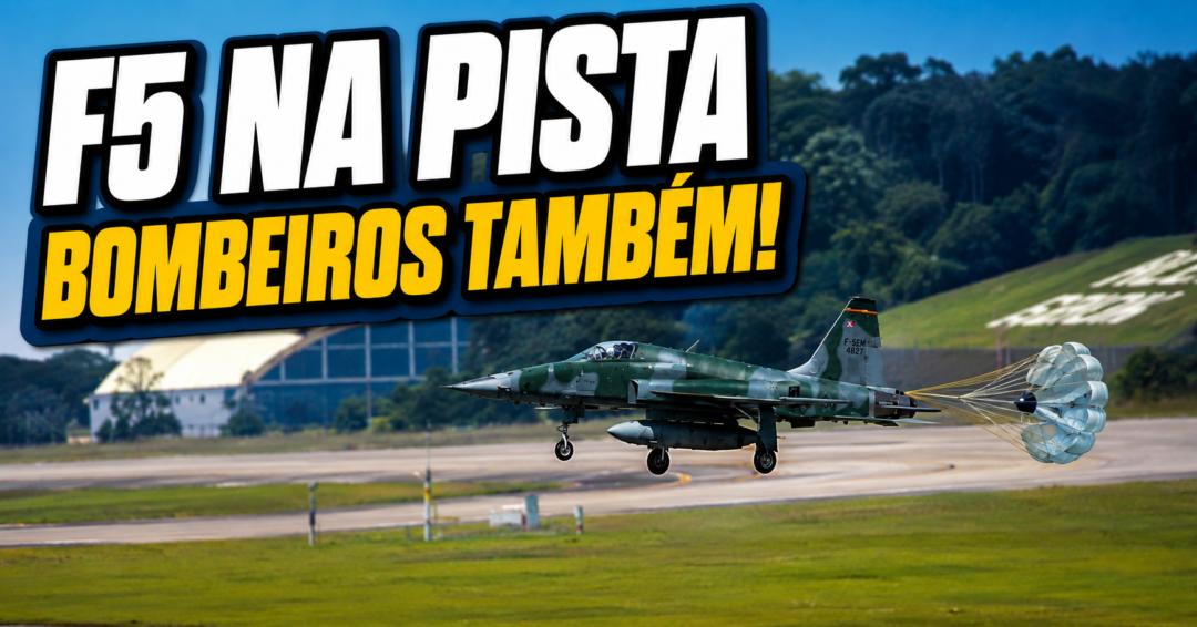 F-5 da FAB em Guarulhos após pouso no Aeroporto Internacional de São Paulo_Imagem Golf Oscar Romeo 1