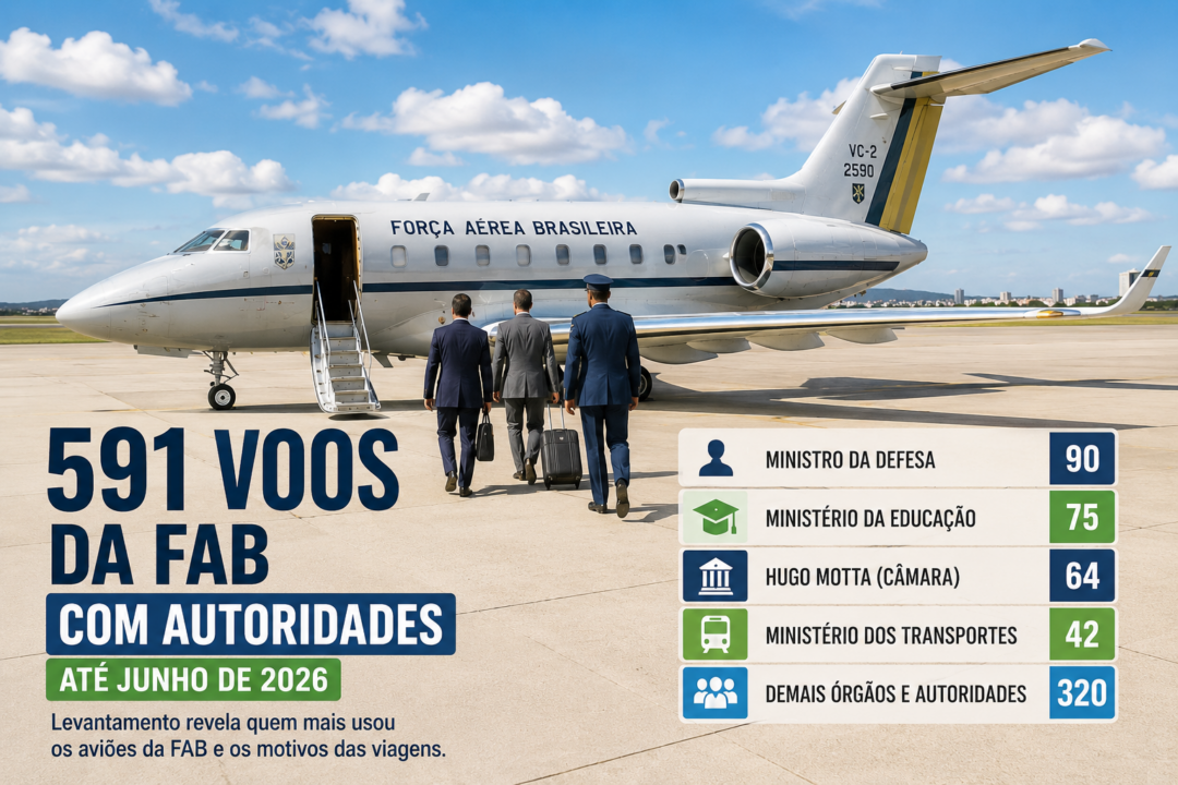 FAB realiza em 6 meses 591 viagens com politicos_Imagem Ilustrativa 2