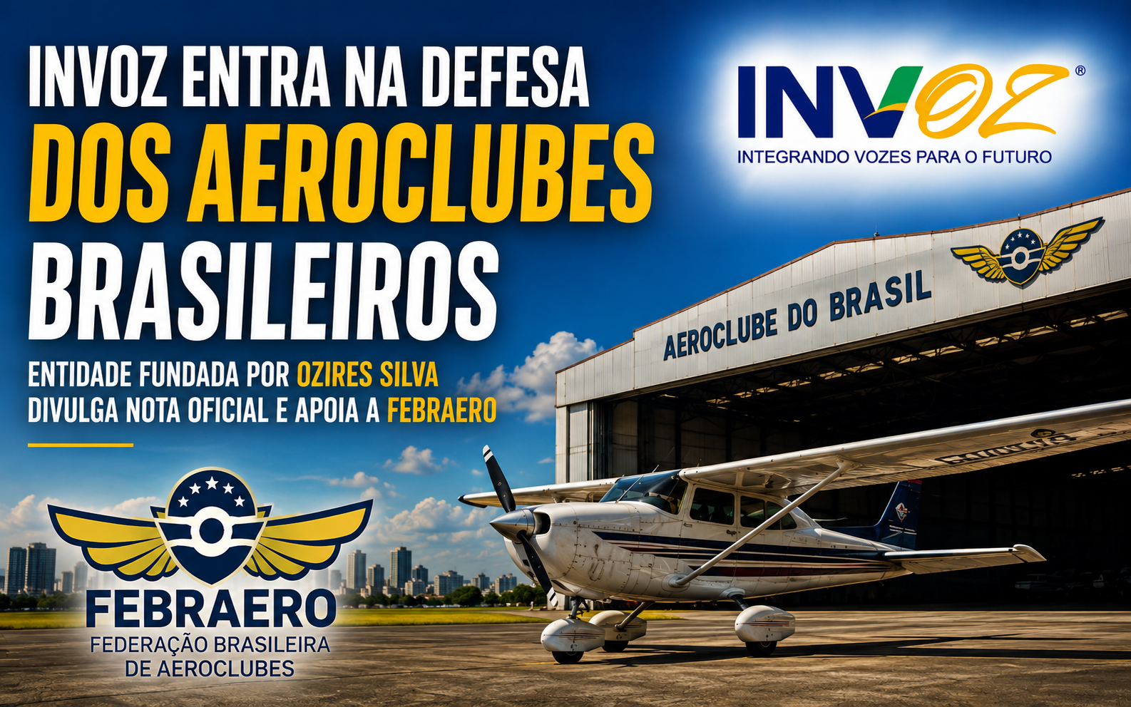 INVOZ emite nota de apoio aos Aeroclubes e Febraero_Imagem ilustrativa 1