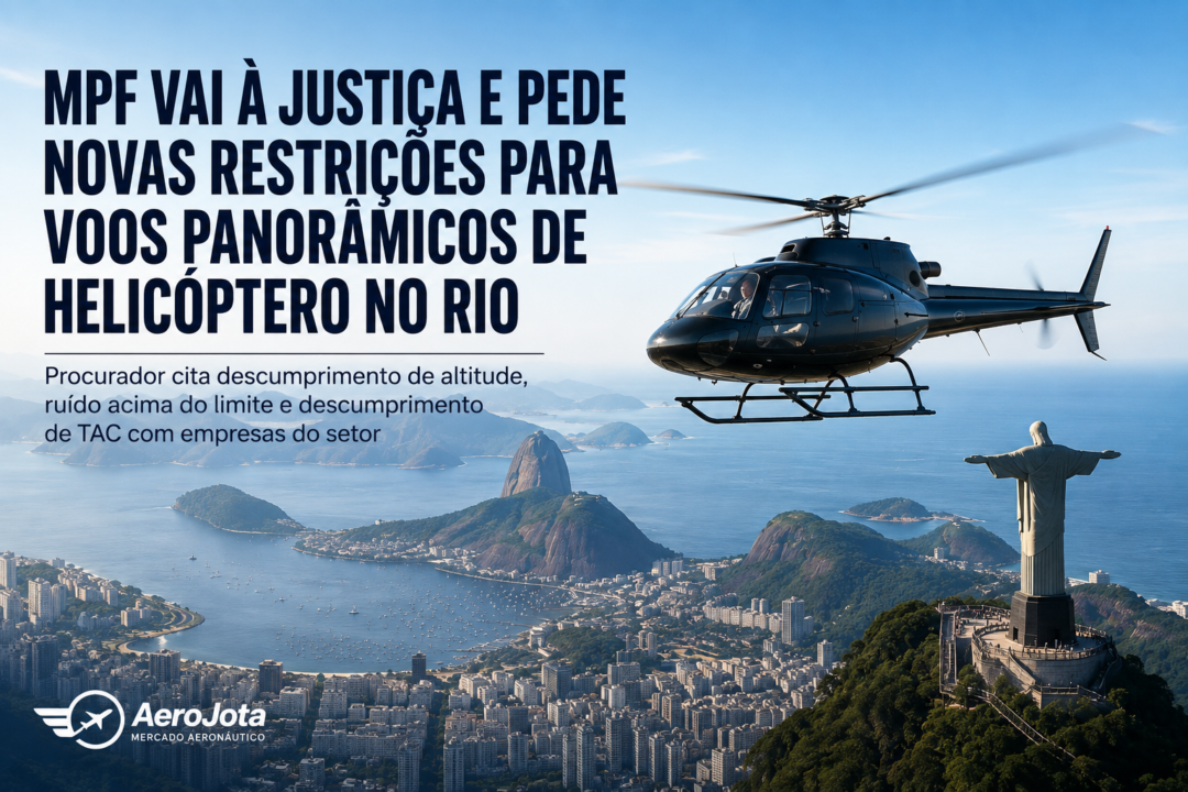 MPF quer restringir voos panorâmicos de helicóptero no RJ_Imagem Ilustrativa