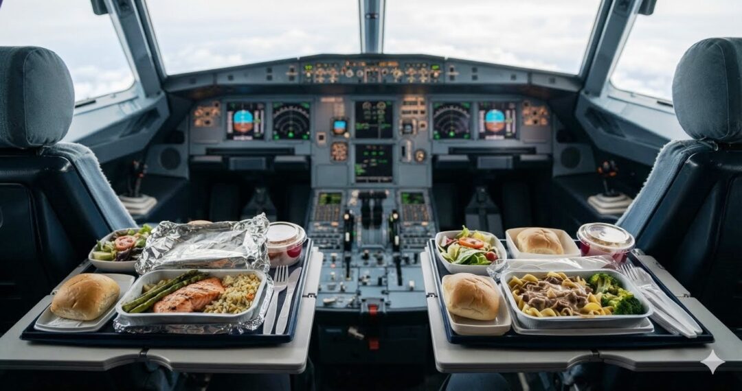 Piloto e CoPiloto nao comem as mesmas refeicoes precisam ser diferentes Imagem Ilustrativa 1