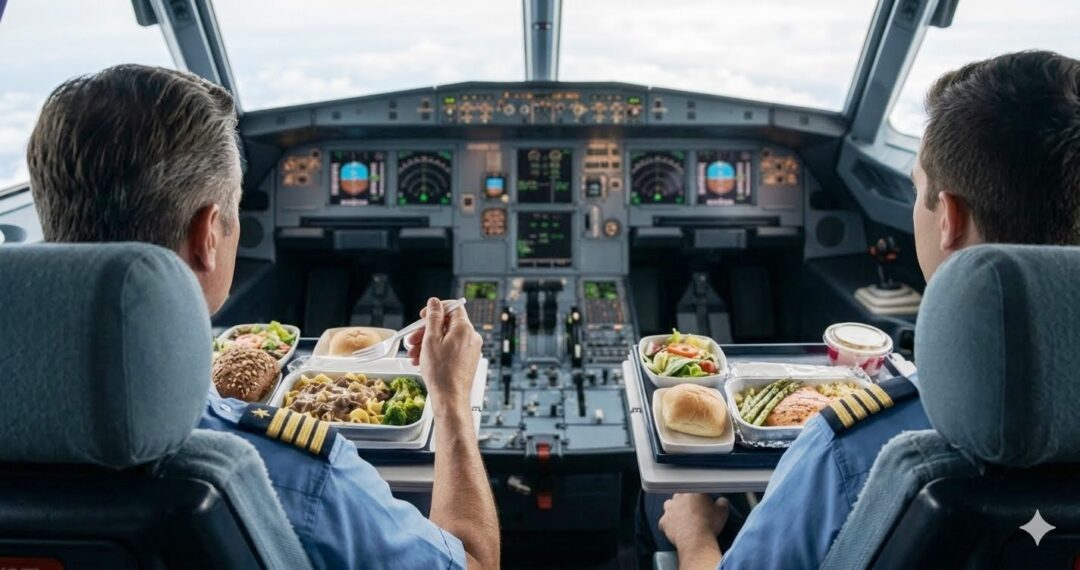 Piloto e CoPiloto nao comem as mesmas refeicoes precisam ser diferentes Imagem Ilustrativa 3
