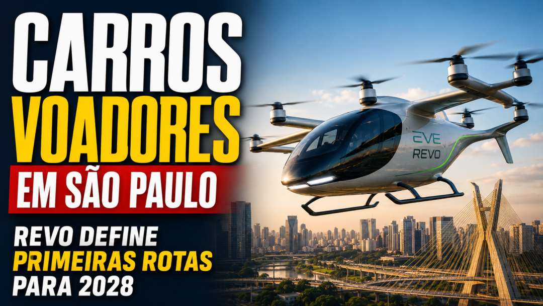 REVO prepara rotas para os eVTOL em 2028_Imagem ilustrativa