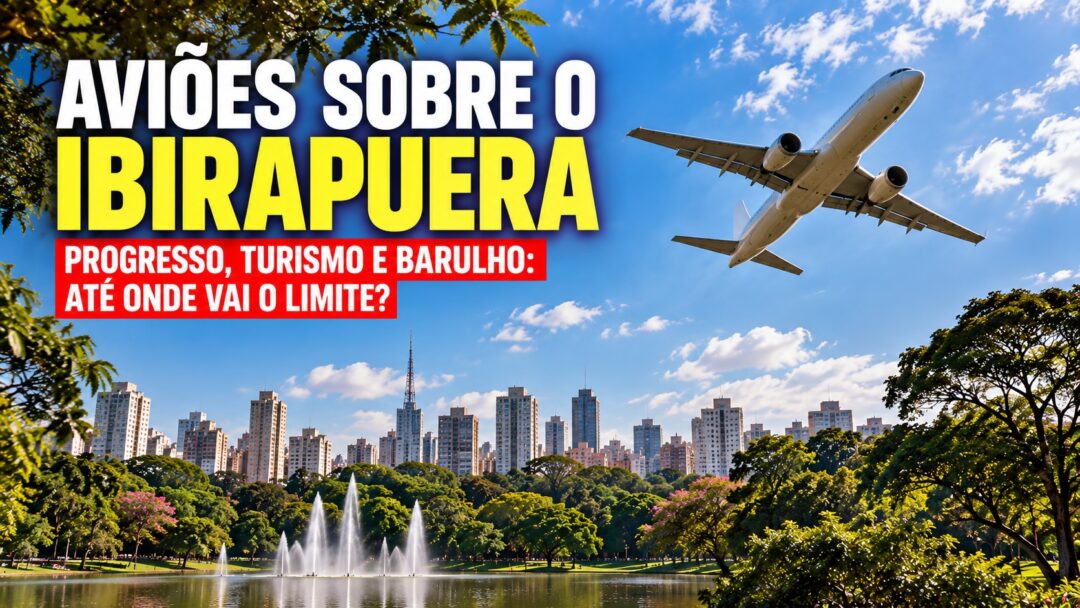 Barulho de aviões no Parque Ibirapuera durante decolagens de Congonhas 2