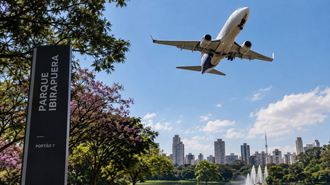 Barulho de aviões no Parque Ibirapuera durante decolagens de Congonhas 3