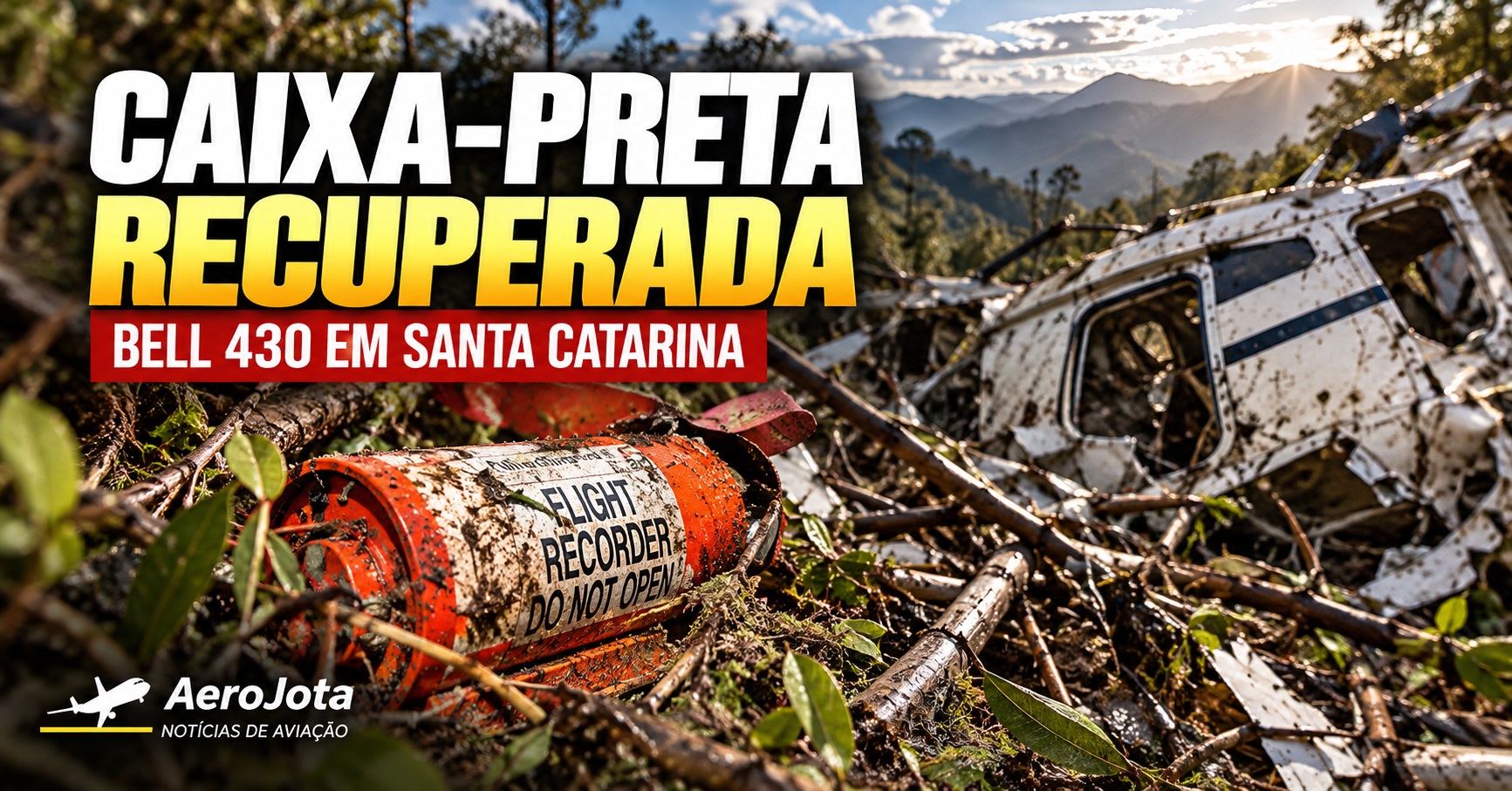 Caixa-preta-do-Bell-430-recuperada-apos-acidente-em-Santa-Catarina