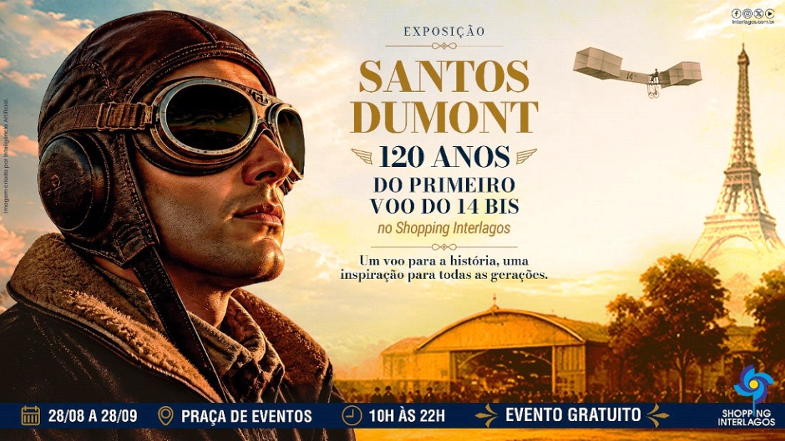 Exposicao-Santos-Dumont-em-Sao-Paulo-com-replica-do-14-Bis