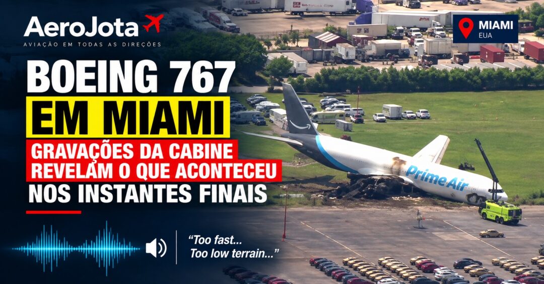 Gravação da cabine do Boeing 767 em Miami revela momentos finais 2