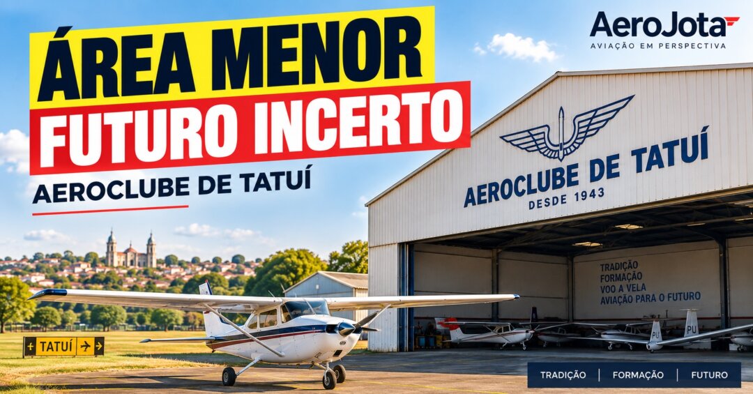 Redução da área do Aeroclube de Tatuí antes da concessão