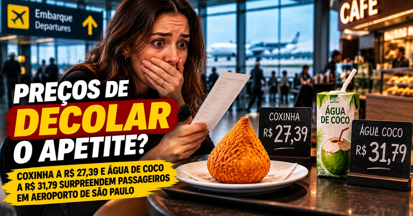 Coxinha-de-27-reais-em-aeroporto-surpreende-passageira-em-Viracopos